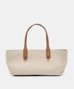 CLARINA SHOULDER BAG NATURAL CANVAS