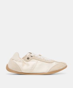 DAKODA SNEAKERS OFF WHITE SATIN