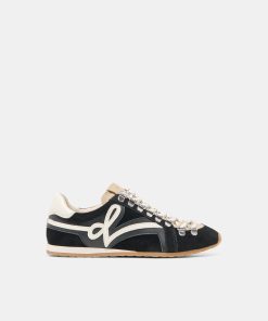 DEACON SNEAKERS BLACK WHITE SUEDE