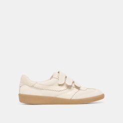 MERIT VELCRO SNEAKERS IVORY LEATHER