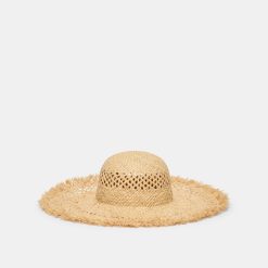 OPEN WEAVE SUNHAT TAN