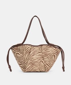 MARO TOTE ZEBRA CANVAS