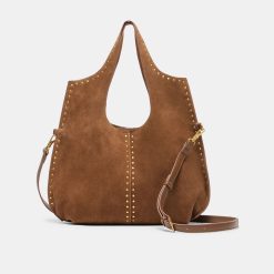 SONORA TOTE MID BROWN SUEDE