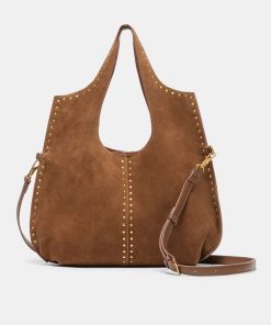 SONORA TOTE MID BROWN SUEDE