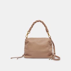 PRESTON SHOULDER/CROSSBODY CAFE SOFT PEBBLE LEATHER